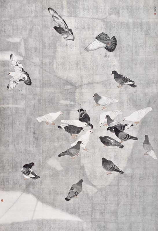 银奖 罗玉鑫《和光》235X165cm,中国画